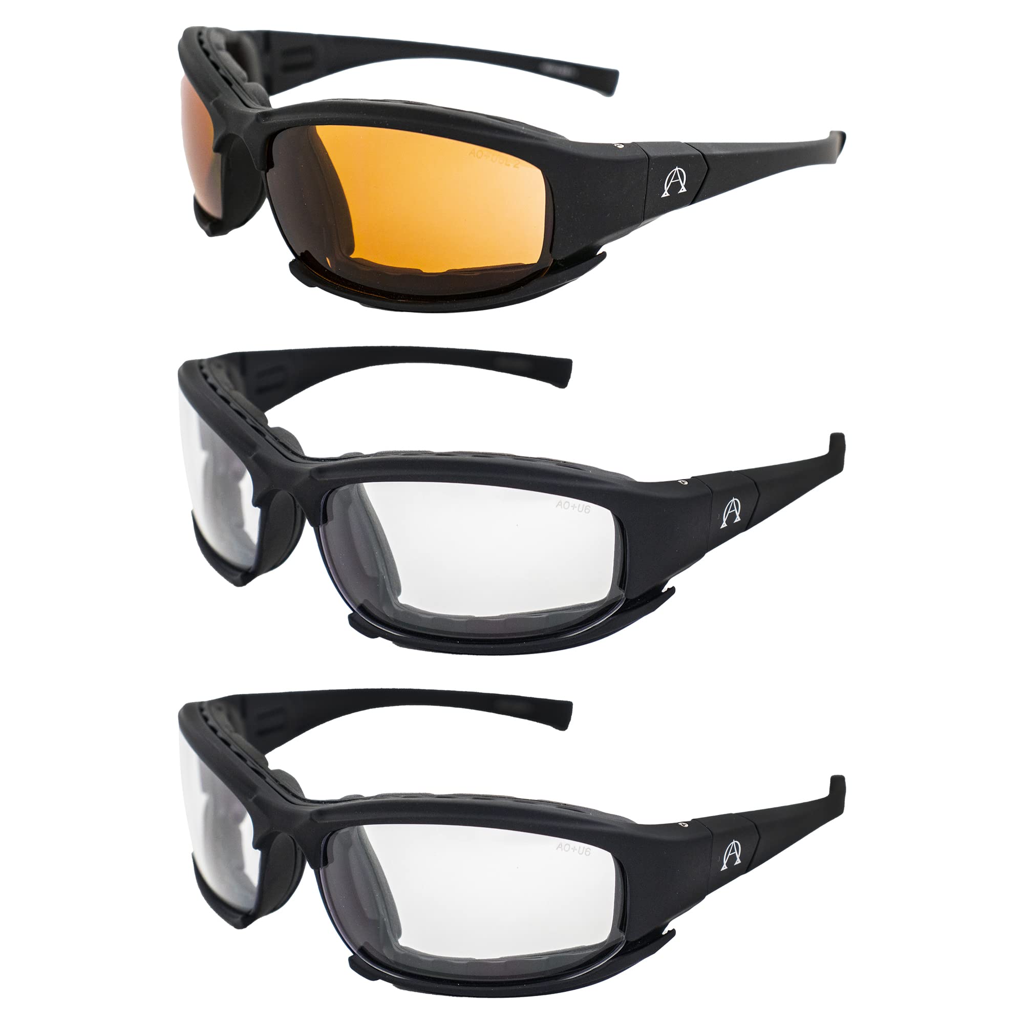 00（ブラック） 車＆バイク Alpha Omega 3 フォトクロミック